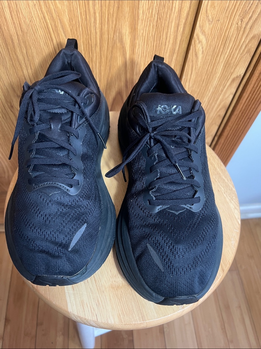 Hoka Men's Black Athletic Running Shoes